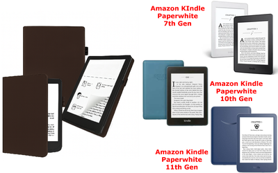 Чехол CRAYTON для Amazon KIndle Paperwhite 7th Gen, 10th Gen, 11th Gen – стиль, защита, цвет Braun