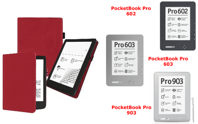 Чехол CRAYTON для PocketBook Pro 602, 603, 903 – стиль, защита, цвет Bordo