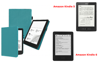 Чехол CRAYTON для Amazon Kindle 5, Amazon Kindle 6 – стиль, защита, цвет Biryza