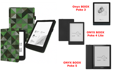 Чохол CRAYTON для Onyx BOOX Poke 3, Poke 4 Lite, Poke 5 — стиль, захист, колір Feshn-Green