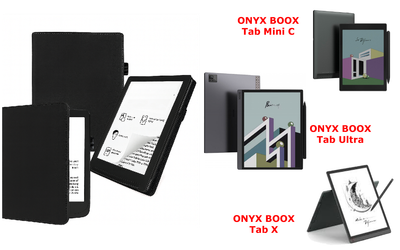 Чехол CRAYTON для ONYX BOOX Tab Mini C, Tab Ultra, Tab X – стиль, защита, цвет Black