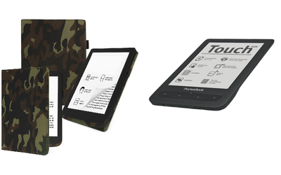 Чехол CRAYTON для PocketBook Touch Lux 623 – стиль, защита, цвет Xaki TM