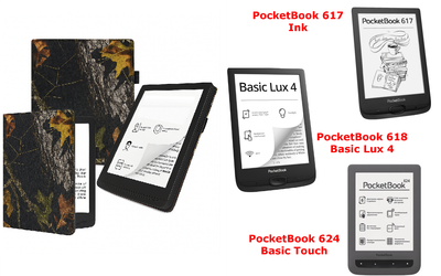 Чохол CRAYTON для PocketBook 617, 618, 624 — стиль, захист, колір Dybok