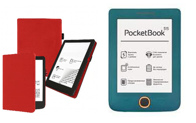 Чехол CRAYTON для PocketBook Mini PB515 – стиль, защита, цвет Red
