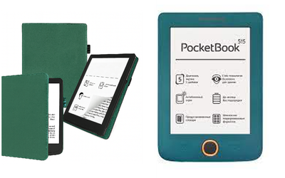 Чехол CRAYTON для PocketBook Mini PB515 – стиль, защита, цвет Green