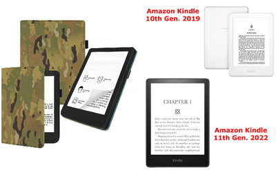 Чехол CRAYTON для Amazon Kindle 10th Gen. 2019, 11th Gen. 2022 – стиль, защита, цвет Multikam