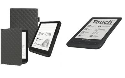 Чехол CRAYTON для PocketBook Touch Lux 623 – стиль, защита, цвет Karos Gray