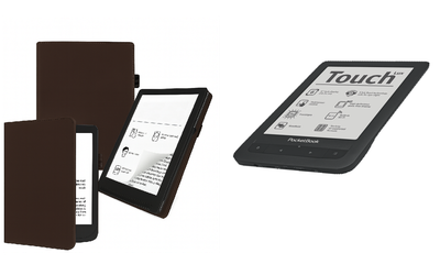 Чехол CRAYTON для PocketBook Touch Lux 623 – стиль, защита, цвет Braun