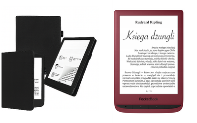 Чехол CRAYTON для PocketBook Touch Lux 5 – стиль, защита, цвет Black