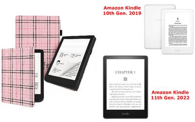 Чехол CRAYTON для Amazon Kindle 10th Gen. 2019, 11th Gen. 2022 – стиль, защита, цвет Barbery