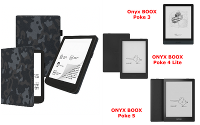 Чехол CRAYTON для Onyx BOOX Poke 3, Poke 4 Lite, Poke 5 – стиль, защита, цвет Xaki Winter