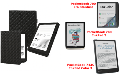 Чехол CRAYTON для PocketBook 700, 740, 743 – стиль, защита, цвет Karos Black