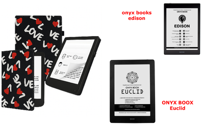 Чехол CRAYTON для onyx books edison, Euclid – стиль, защита, цвет Love