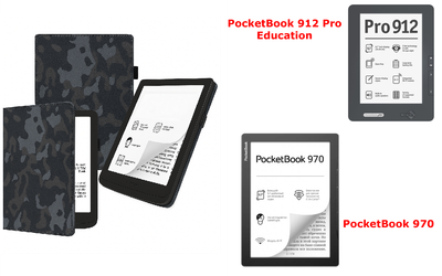 Чехол CRAYTON для PocketBook 912, 970 – стиль, защита, цвет Xaki Winter