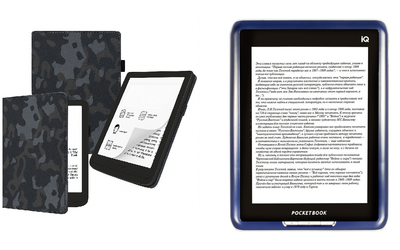Чехол CRAYTON для PocketBook IQ701 – стиль, защита, цвет Xaki Winter
