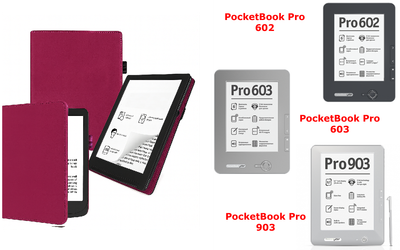Чехол CRAYTON для PocketBook Pro 602, 603, 903 – стиль, защита, цвет Hot Pink