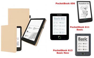 Чехол CRAYTON для PocketBook 606, 611, 613 – стиль, защита, цвет Bezevui