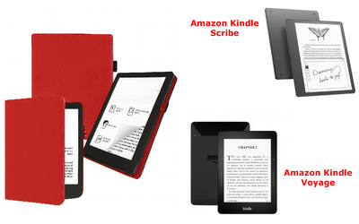 Чохол CRAYTON для Amazon Kindle Scribe, Voyage — стиль, захист, колір Red