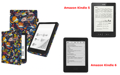 Чехол CRAYTON для Amazon Kindle 5, Amazon Kindle 6 – стиль, защита, цвет Kosmos