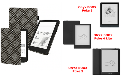 Чохол CRAYTON для Onyx BOOX Poke 3, Poke 4 Lite, Poke 5 — стиль, захист, колір Klitunka