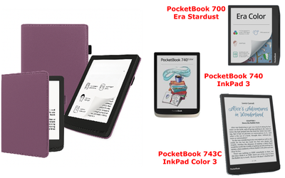 Чехол CRAYTON для PocketBook 700, 740, 743 – стиль, защита, цвет Purple