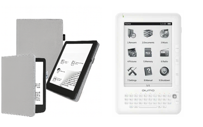 Чохол CRAYTON для Qumo Libro II HD — стиль, захист, колір Silver