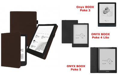 Чехол CRAYTON для Onyx BOOX Poke 3, Poke 4 Lite, Poke 5 – стиль, защита, цвет Braun