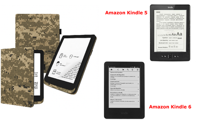 Чохол CRAYTON для Amazon Kindle 5, Amazon Kindle 6 — стиль, захист, колір Pixel M14