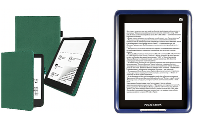 Чехол CRAYTON для PocketBook IQ701 – стиль, защита, цвет Green