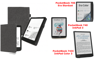 Чехол CRAYTON для PocketBook 700, 740, 743 – стиль, защита, цвет Gray