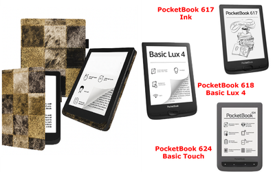 Чохол CRAYTON для PocketBook 617, 618, 624 — стиль, захист, колір Xytro