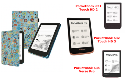 Чохол CRAYTON для PocketBook 631, 632, 634 — стиль, захист, колір Kryhi