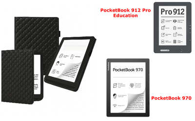 Чохол CRAYTON для PocketBook 912, 970 — стиль, захист, колір Karos Black