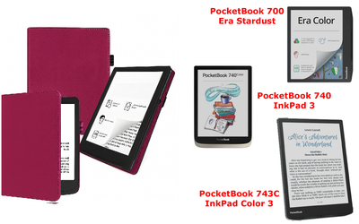 Чехол CRAYTON для PocketBook 700, 740, 743 – стиль, защита, цвет Hot Pink