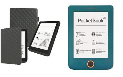 Чохол CRAYTON для PocketBook Mini PB515 — стиль, захист, колір Karos Gray