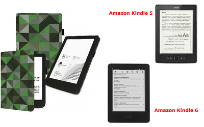 Чехол CRAYTON для Amazon Kindle 5, Amazon Kindle 6 – стиль, защита, цвет Feshn-Green
