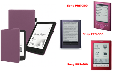 Чехол CRAYTON для Sony PRS-300, PRS-350, PRS-600 – стиль, защита, цвет Purple