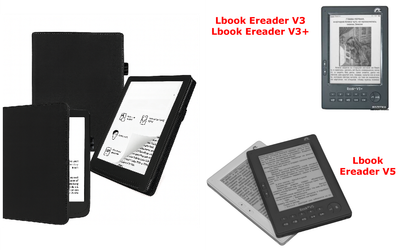 Чохол CRAYTON для Lbook Ereader V3, V3+, V5 — стиль, захист, колір Black