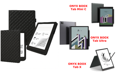 Чохол CRAYTON для ONYX BOOX Tab Mini C, Tab Ultra, Tab X — стиль, захист, колір Karos Black