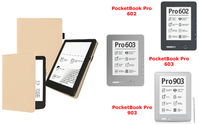 Чохол CRAYTON для PocketBook Pro 602, 603, 903 — стиль, захист, колір Bezevui