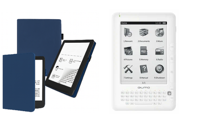 Чохол CRAYTON для Qumo Libro II HD — стиль, захист, колір BlueTM