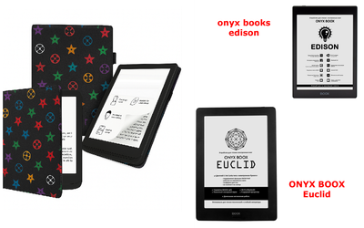 Чохол CRAYTON для onyx books edison, Euclid — стиль, захист, колір Lyi Black