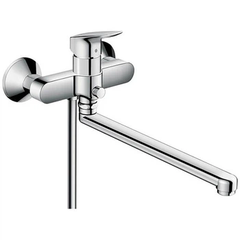 Змішувач одноважільний для ванни з довгим виливом Hansgrohe Logis (71402000)