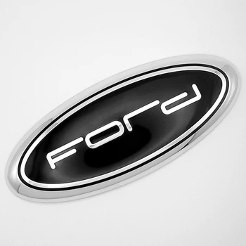 Емблема логотип Ford 144*58 мм (хром + чорний) 2N11-N425A52-AA new style