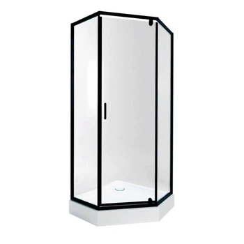 Набір Qtap Душова кабіна Scorpio BLA10995 AC6 Clear 2120x900x900 + піддон Diamond 309912 90x90x12 з сифоном (SCOBLA10995AC6SET)
