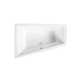 Ванна акрилова Besco Intima Duo 180x125, ліва (соло), без ніг (#WAID 180 NL)
