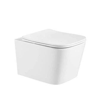Унітаз підвісний Qtap Crow безобідковий з сідінням Soft close (QT05335171W)