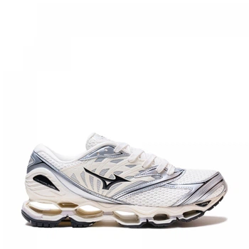 Чоловічі кросівки Mizuno Wave Prophecy LS Pristine/Black/Silver 39 Сріблястий D1GA251101