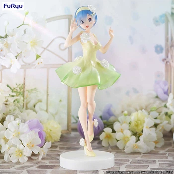 Аниме фигурка FuRyu Рем Re:Zero -Starting Life in Another World- Trio-Try-iT Figure -Rem Flower Dress