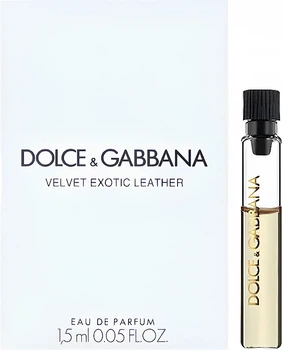 Пробник Парфумована вода унісекс Dolce&Gabbana Velvet Exotic Leather 1.5 мл (3423473031963)